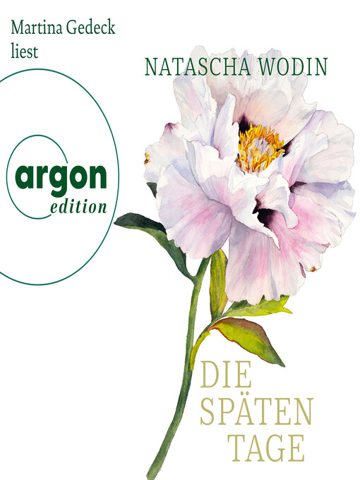 Cover image for Die späten Tage (Ungekürzte Lesung)